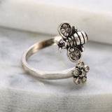 Save The Bees - Adjustable Little Bee Ring