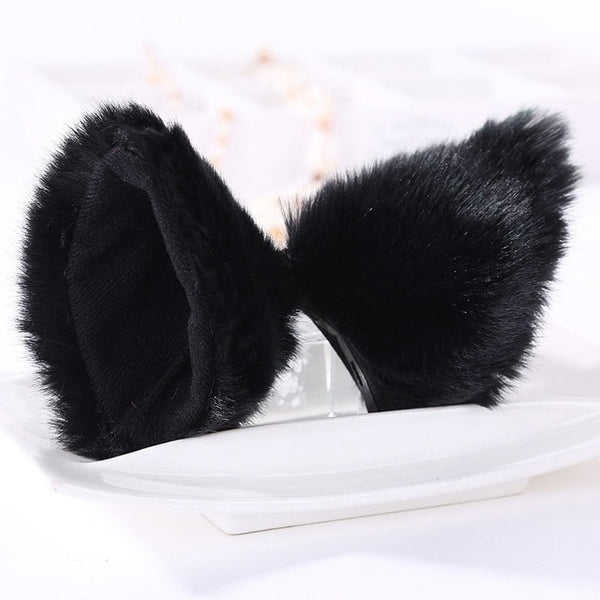 Fox Fur Ears Hair Clip