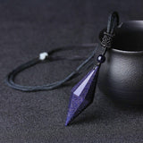 Natural Galaxy Obsidian Necklace
