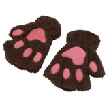Bear Claw Fingerless Gloves