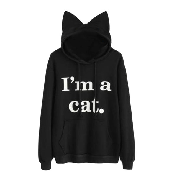 I'm a Cat Long Sleeve Hoodie