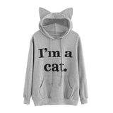 I'm a Cat Long Sleeve Hoodie