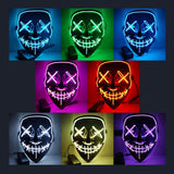 LED Light Up Halloween Mask