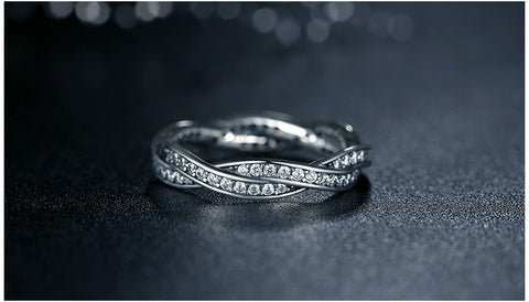 Braided Twist of Fate Ring