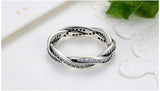 Braided Twist of Fate Ring
