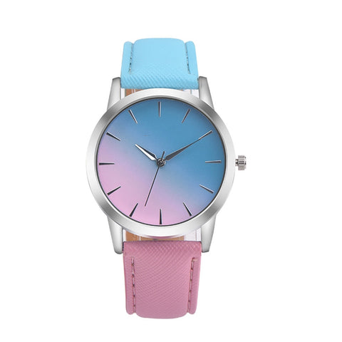 PinkBlue Quartz Wrist Watch
