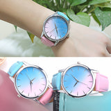 PinkBlue Quartz Wrist Watch