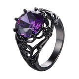 Dark Vintage Amethyst Ring