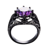 Dark Vintage Amethyst Ring