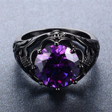 Dark Vintage Amethyst Ring