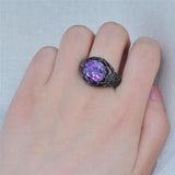 Dark Vintage Amethyst Ring