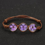 Dried Flowers Beads Bracelets