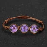 Dried Flowers Beads Bracelets