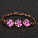 Dried Flowers Beads Bracelets