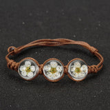 Dried Flowers Beads Bracelets