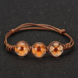 Dried Flowers Beads Bracelets