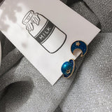 Planet Star Moon Rocket Stud Earrings
