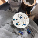 Planet Star Moon Rocket Stud Earrings
