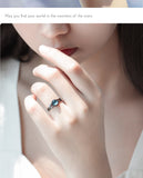Stars Trail Gemstone Ring