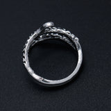 Titanium Steel Deep Sea Octopus Tentacles Ring