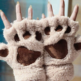 Bear Claw Fingerless Gloves