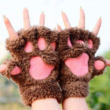 Bear Claw Fingerless Gloves
