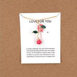 Valentine's Day Rose Necklace