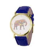 Casual Elephant Pattern Watch
