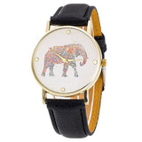 Casual Elephant Pattern Watch