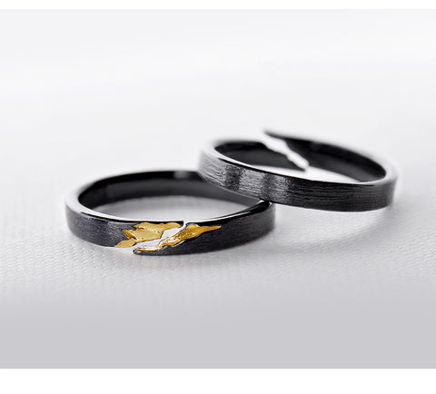 Gold Crack Ring