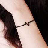 Heartbeat chain Bracelet