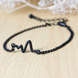 Heartbeat chain Bracelet