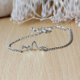 Heartbeat chain Bracelet