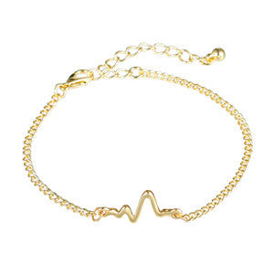 Heartbeat chain Bracelet