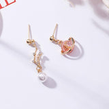 Planet Star Moon Rocket Stud Earrings