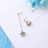 Planet Star Moon Rocket Stud Earrings
