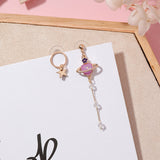 Planet Star Moon Rocket Stud Earrings