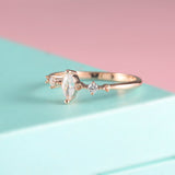 Marquise Cut Three Stone Ring