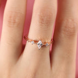 Marquise Cut Three Stone Ring