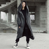 Irregular Asymmetric Boyfriend Long Coat