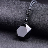 Natural Galaxy Obsidian Necklace