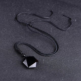 Natural Galaxy Obsidian Necklace