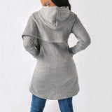 Asymmetric Pullover Hoodie Sweatshirt
