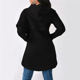 Asymmetric Pullover Hoodie Sweatshirt