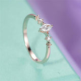 Marquise Cut Three Stone Ring