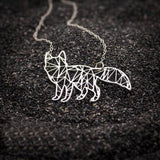 Fox Origami Necklace