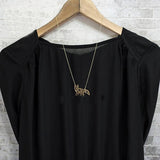 Fox Origami Necklace