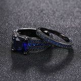 Vintage Sapphire Zircon Rings