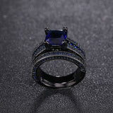 Vintage Sapphire Zircon Rings
