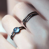 Stars Trail Gemstone Ring